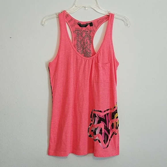 Fox Tops - Zebra print Fox XS razor back tank for cool look